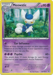 Meowstic 43/106 Cracked Ice Holo Promo - Theme Deck Exclusive